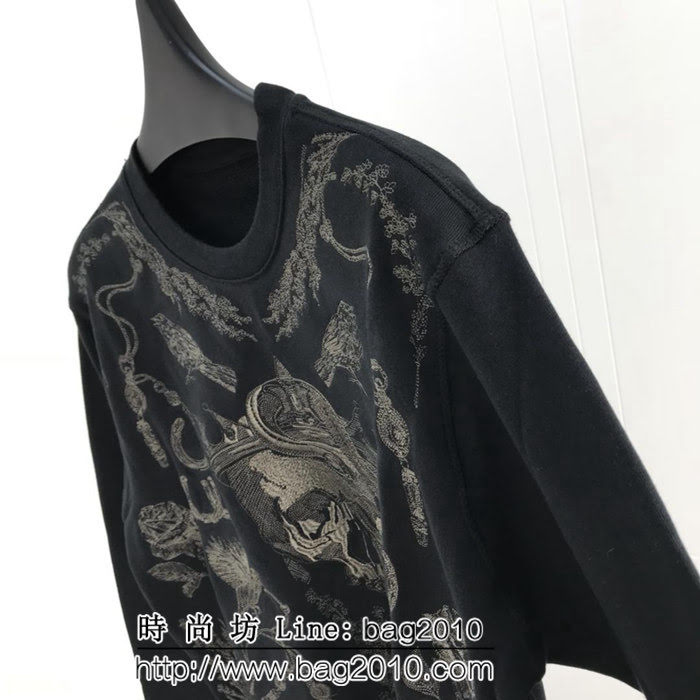 MCQ麥昆 18ss秋冬 暗黑頭刺繡 毛巾底 男款衛衣 ydi1939